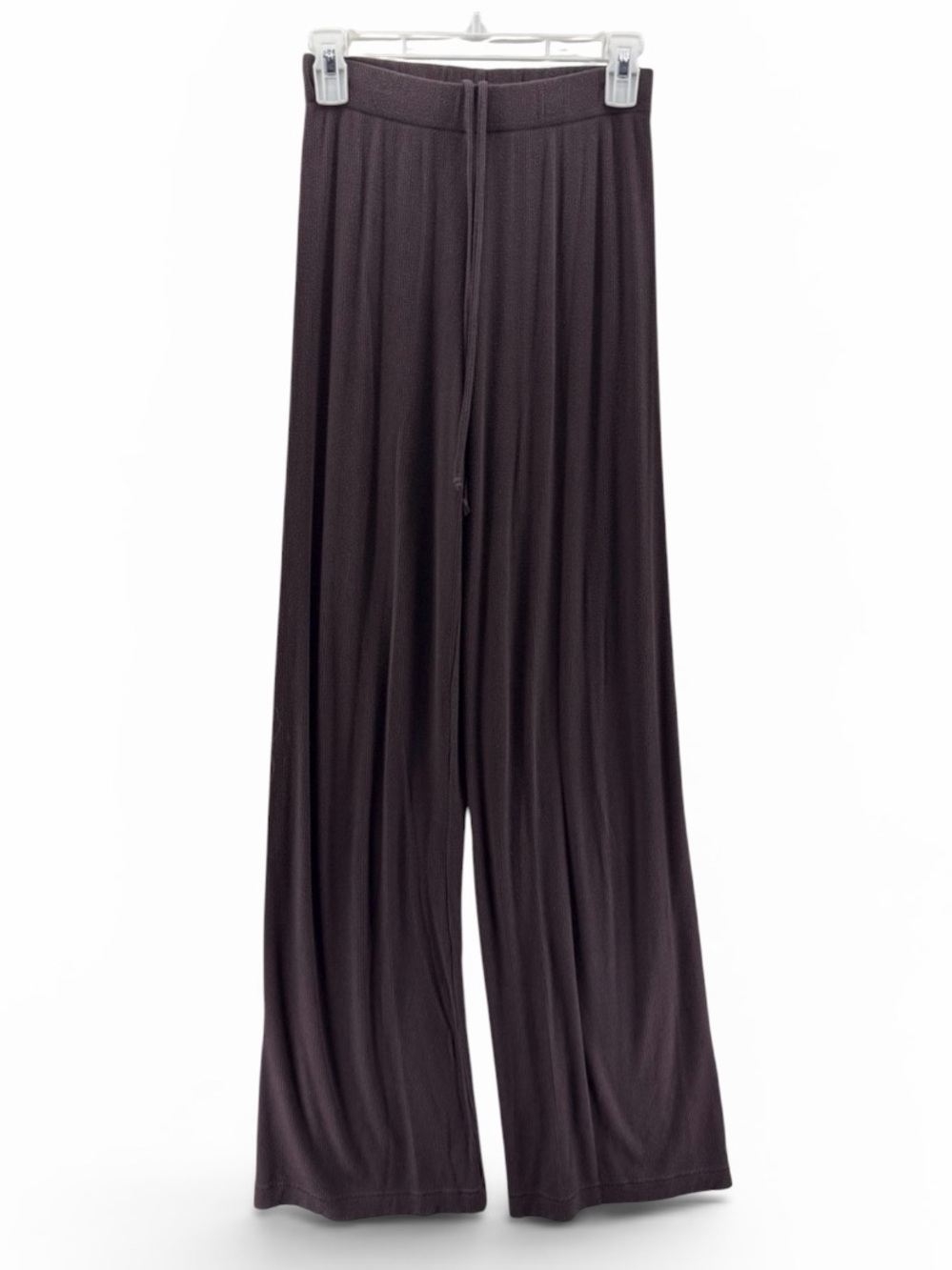 SKIMS Soft Lounge Ribbed High Waist Wide-Leg Pants Size XXS
